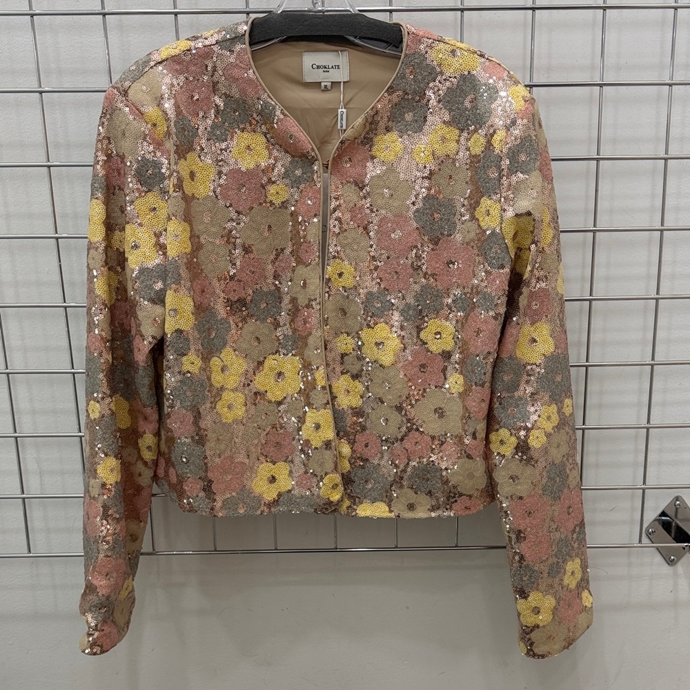 Floral Sequin Women's jacket